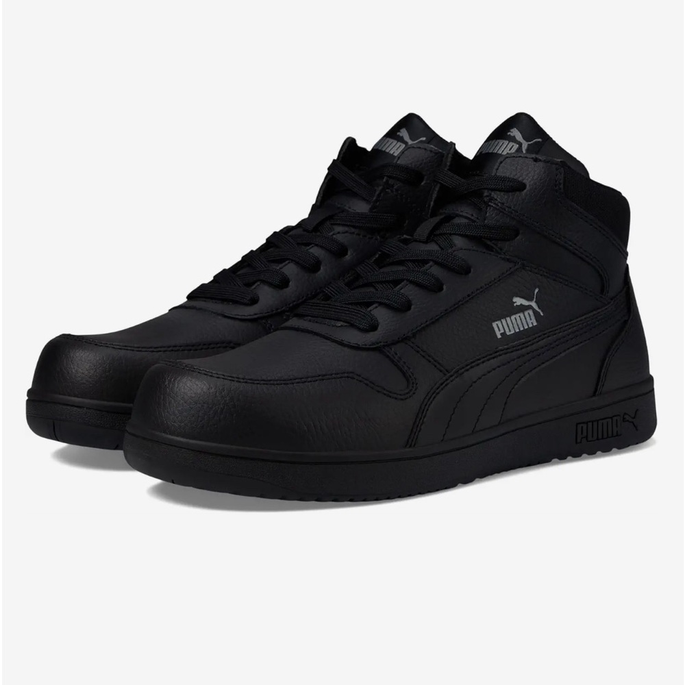 Puma safety toed high top shoes - worn twice